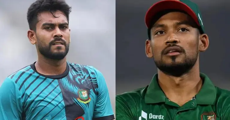 মেহেদী হাসান মিরাজ ও নাজমুল হোসেন শান্ত